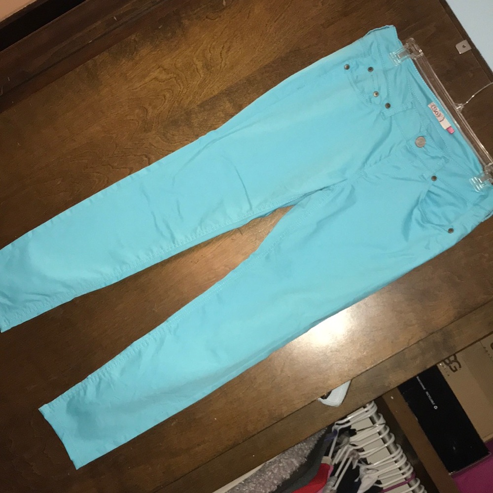 Teal 7/8 pants